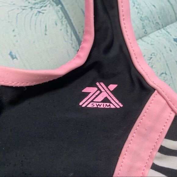 ZeroXposur | Pink Zebra One Piece Swim Suit - Picture 4 of 7